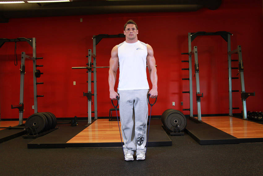 Band Calf Raise demonstration