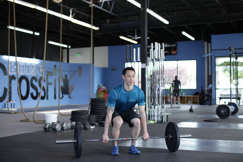 Kettlebell Clean and Press demonstration
