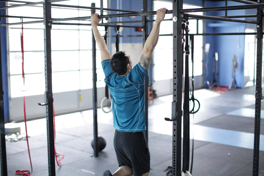 Scapular Pull Up demonstration