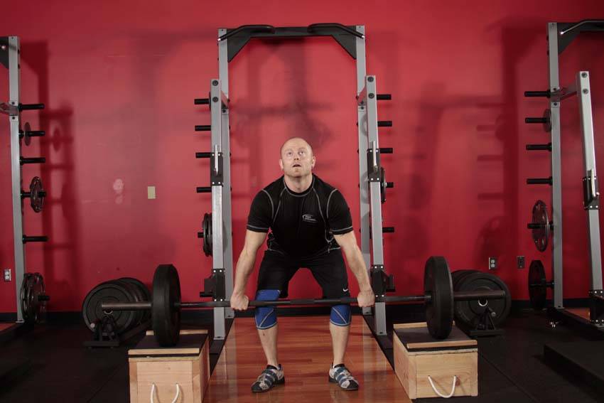 Block Power Clean demonstration