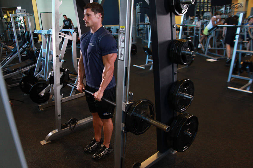 Smith Machine Row demonstration