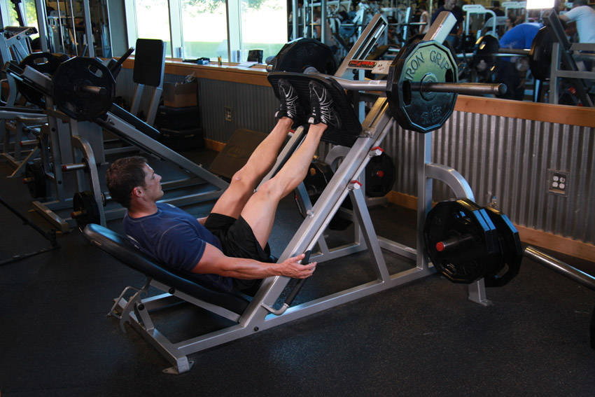 Leg Press Single Leg demonstration