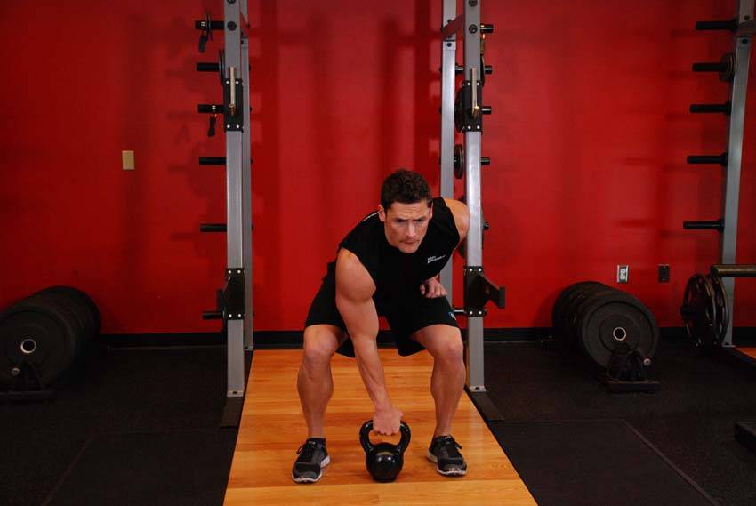 Kettlebell Clean demonstration