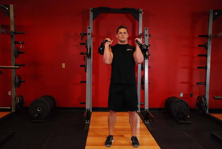 Kettlebell Press demonstration