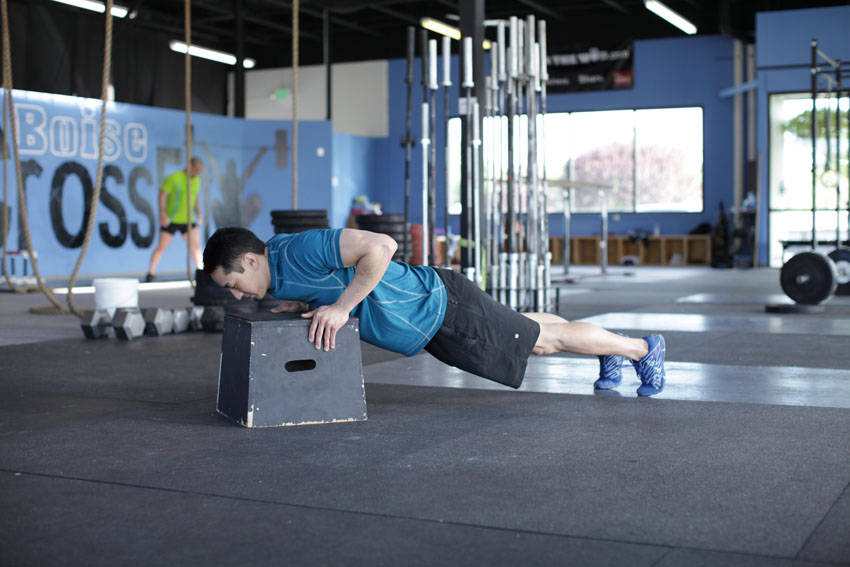 Incline Push Up demonstration