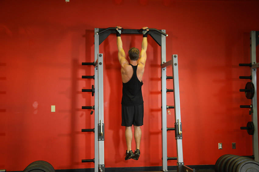 Weighted Chin Up demonstration