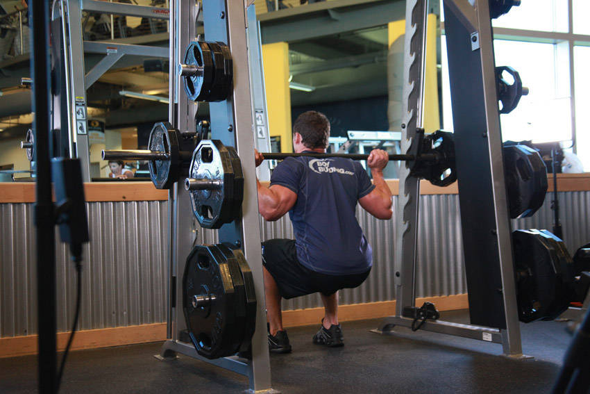 Smith Machine Front Squat demonstration