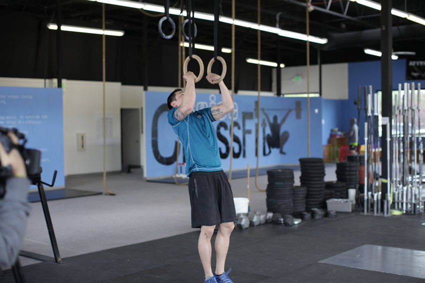 Ring Muscle Up demonstration