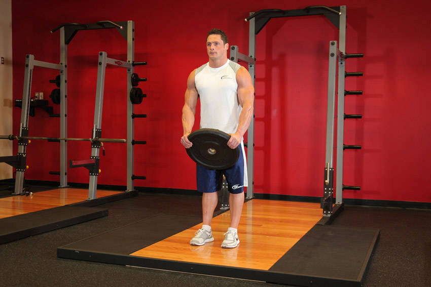 Plate Front Raise demonstration