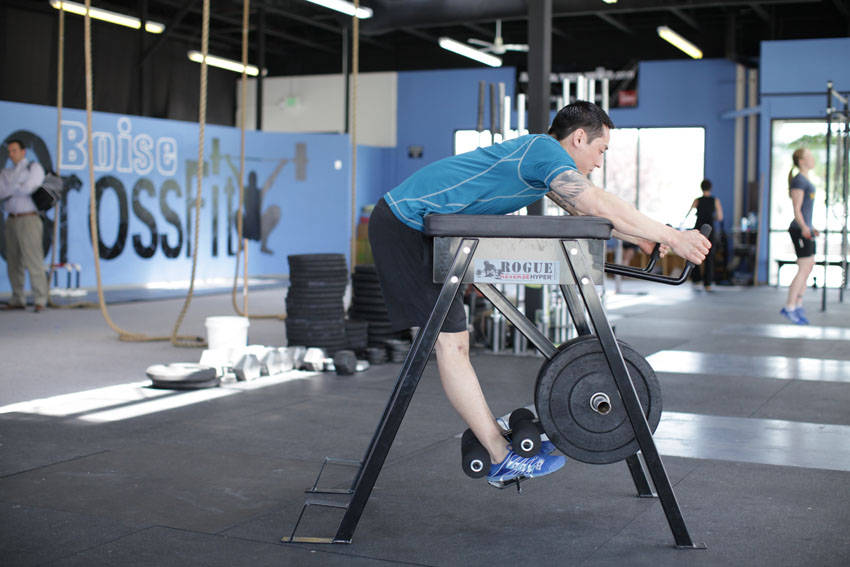 Reverse Hyperextension: uitvoering