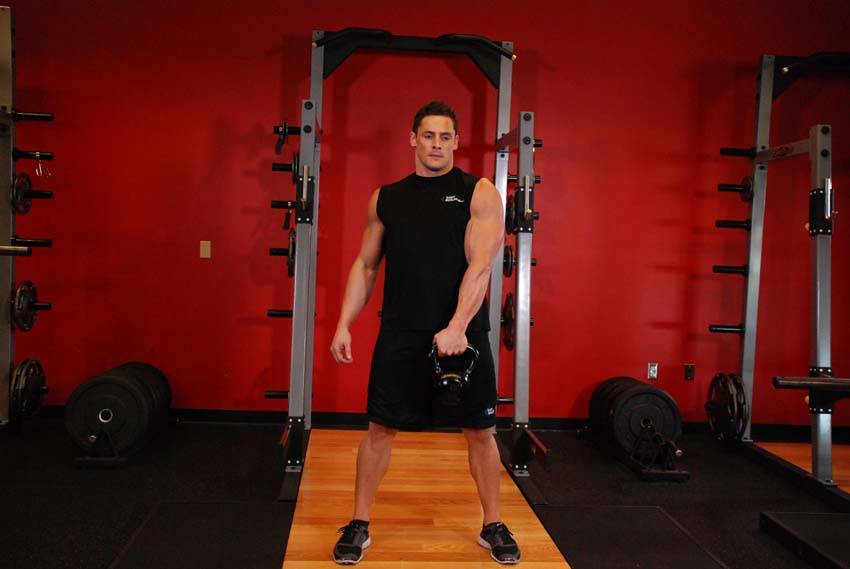 Single Arm Kettlebell Swing demonstration