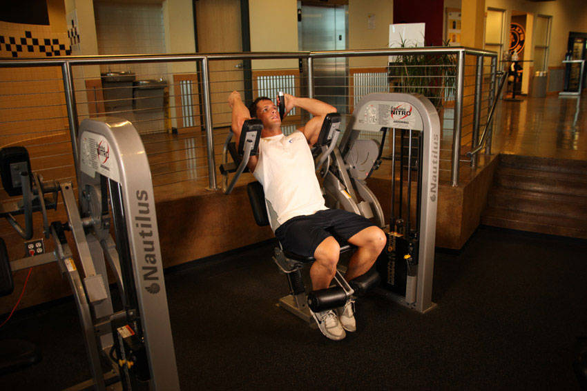 Seated Ab Machine demonstration