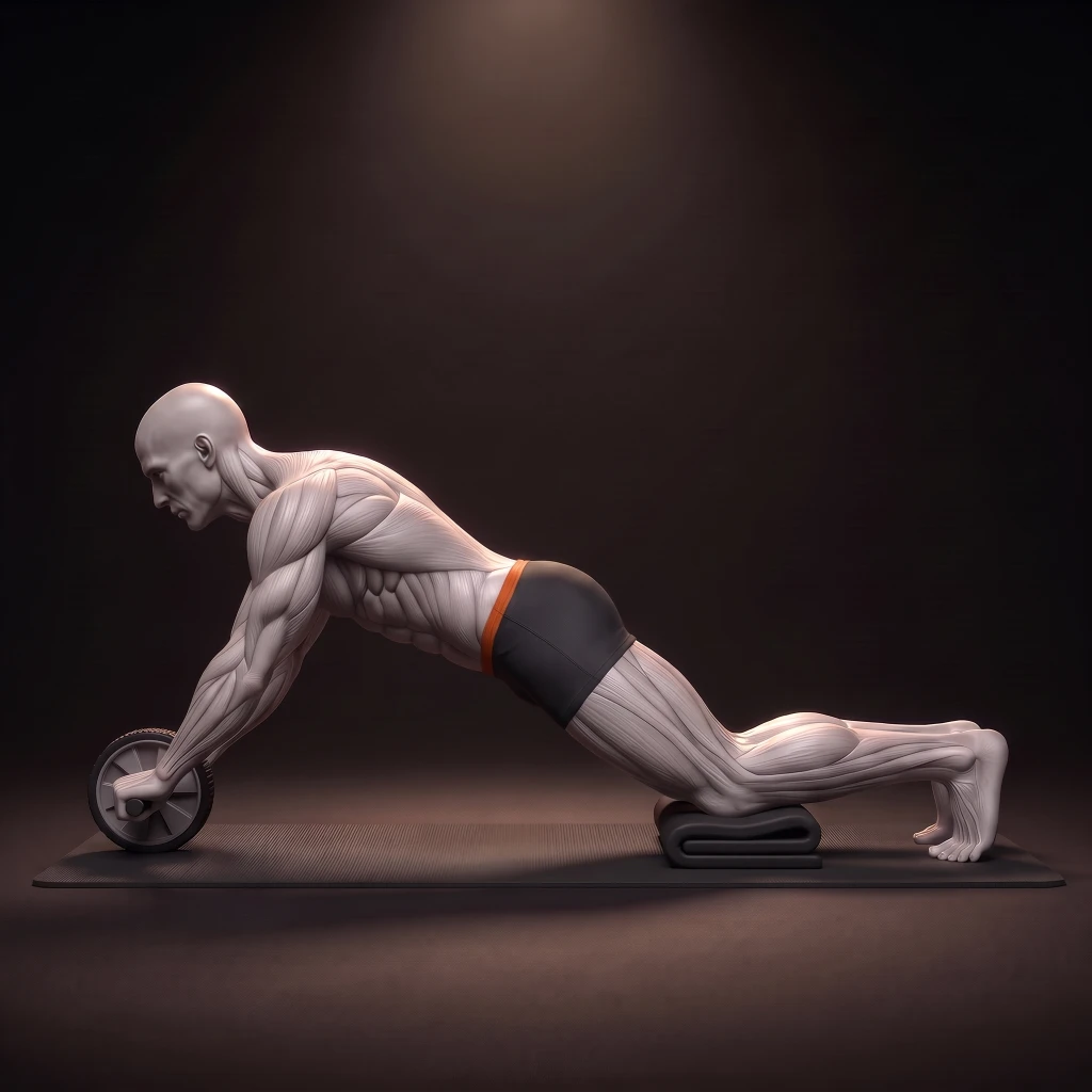 Ab Wheel Rollout demonstration