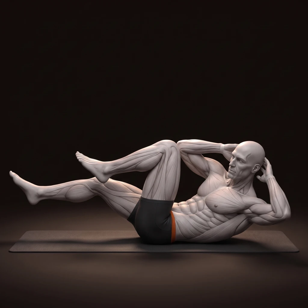 Bicycle Crunch demonstration