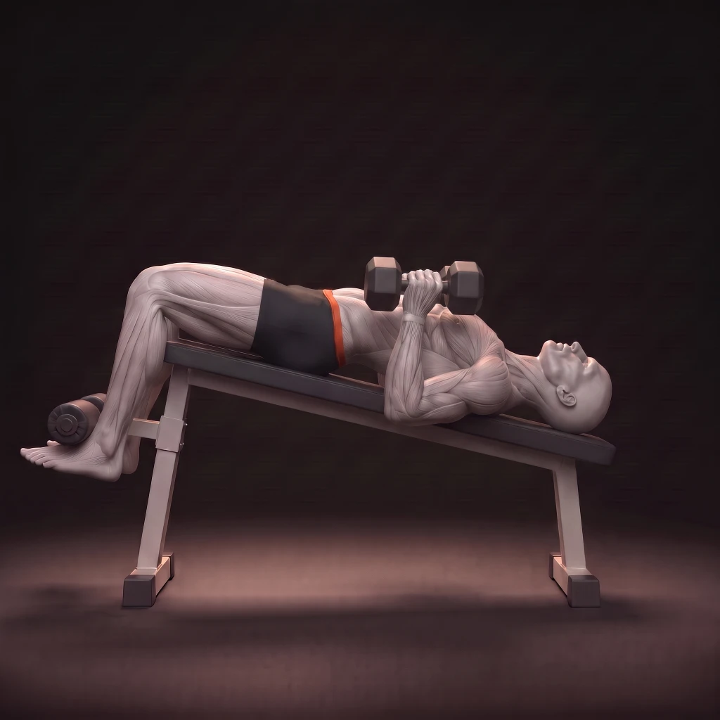 Decline Dumbbell Press demonstration