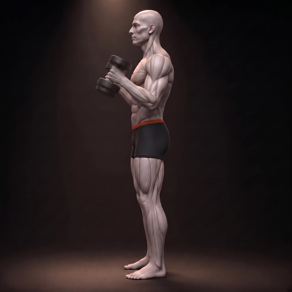 Dumbbell Curl demonstration