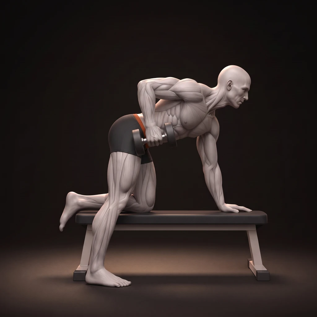 Dumbbell Row demonstration