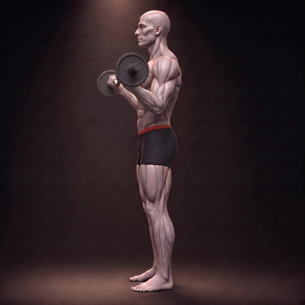 EZ Bar Curl demonstration