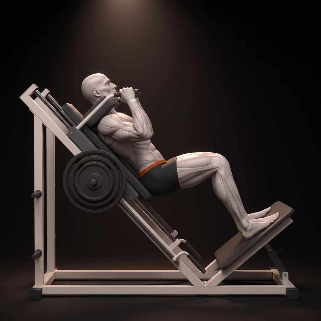 Hack Squat demonstration
