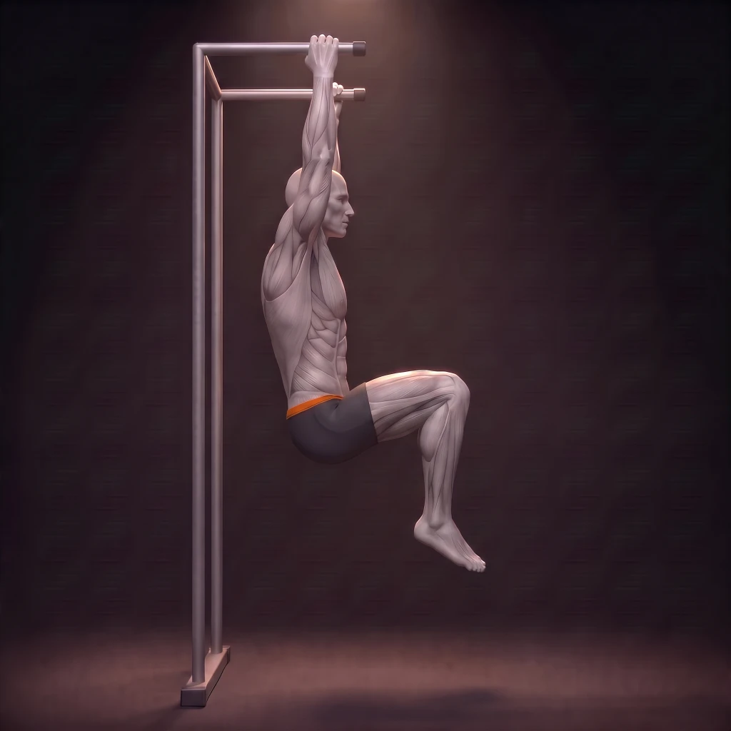 Hanging Knee Raise demonstration