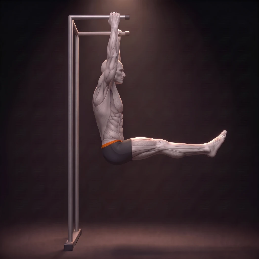 Hanging Leg Raise demonstration