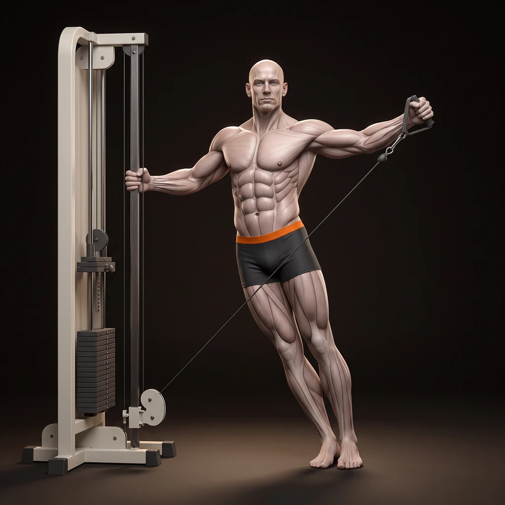 Lean Away Cable Lateral Raise demonstration