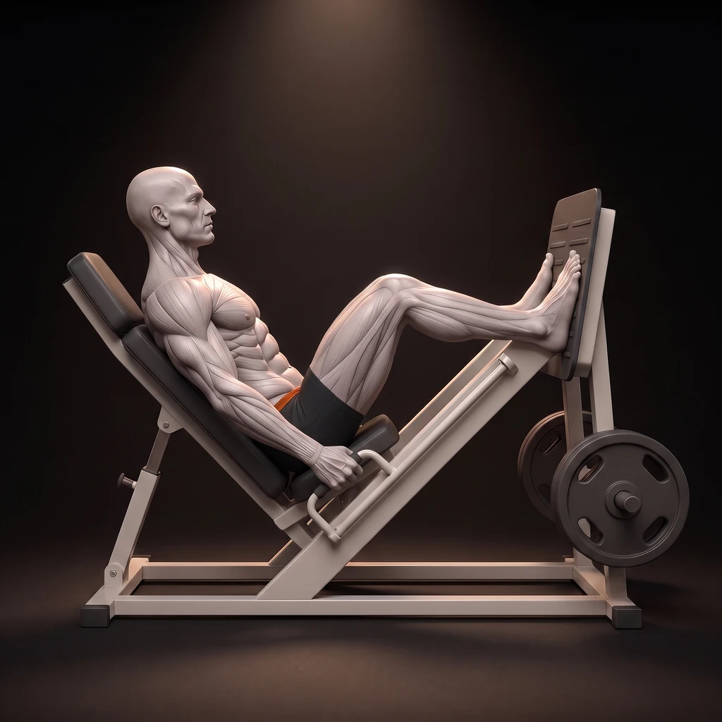 Leg Press Wide Stance: uitvoering