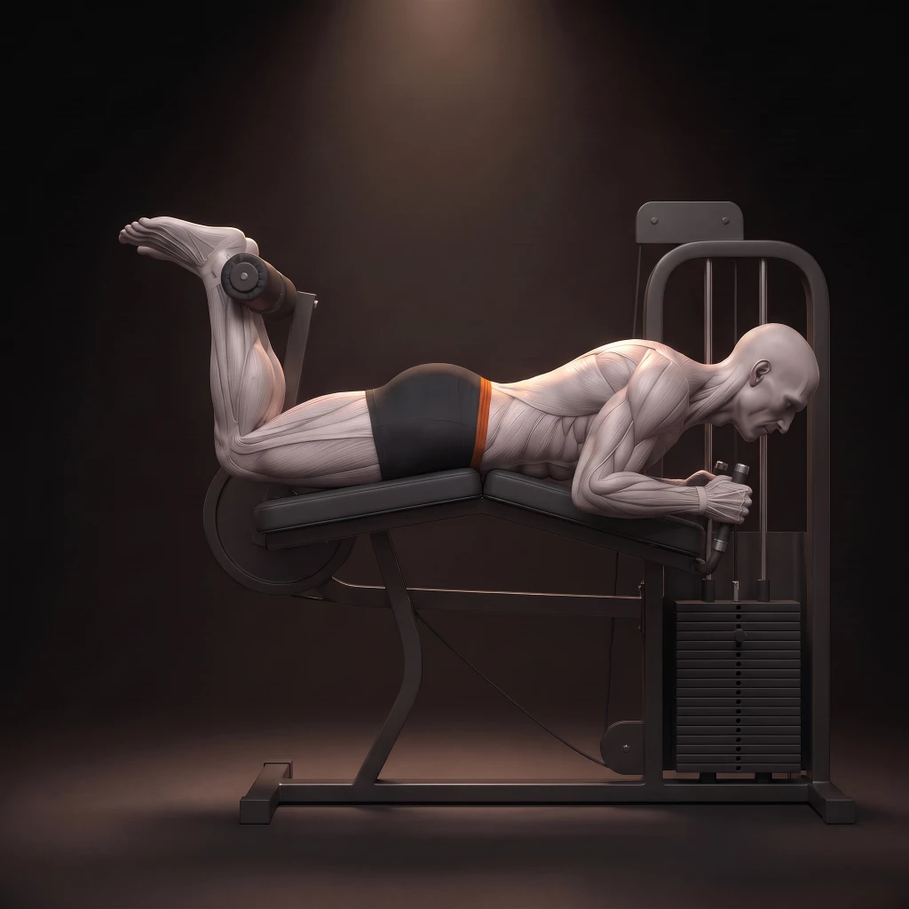 Lying Leg Curl demonstration