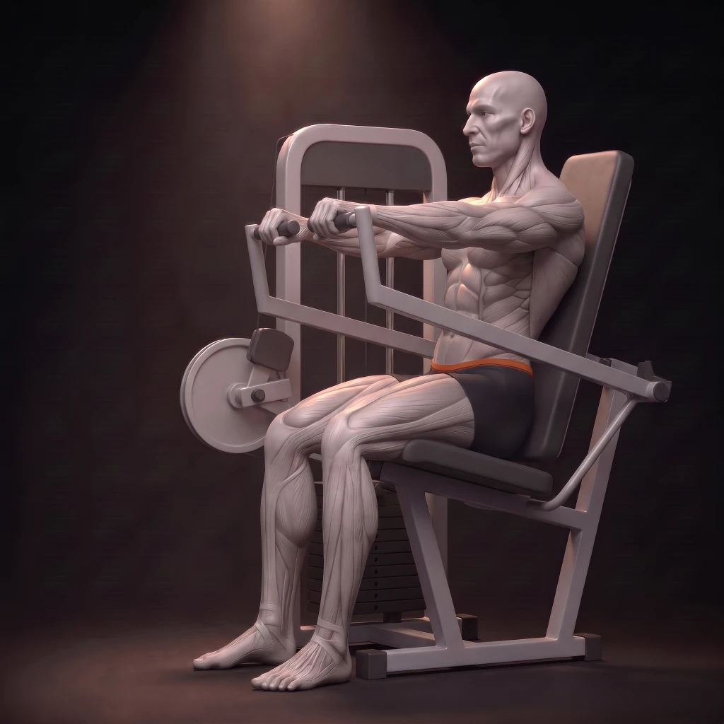 Machine Chest Press demonstration