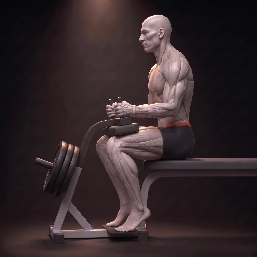 Seated Calf Raise demonstration