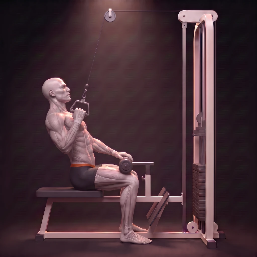 Single Arm Lat Pulldown demonstration