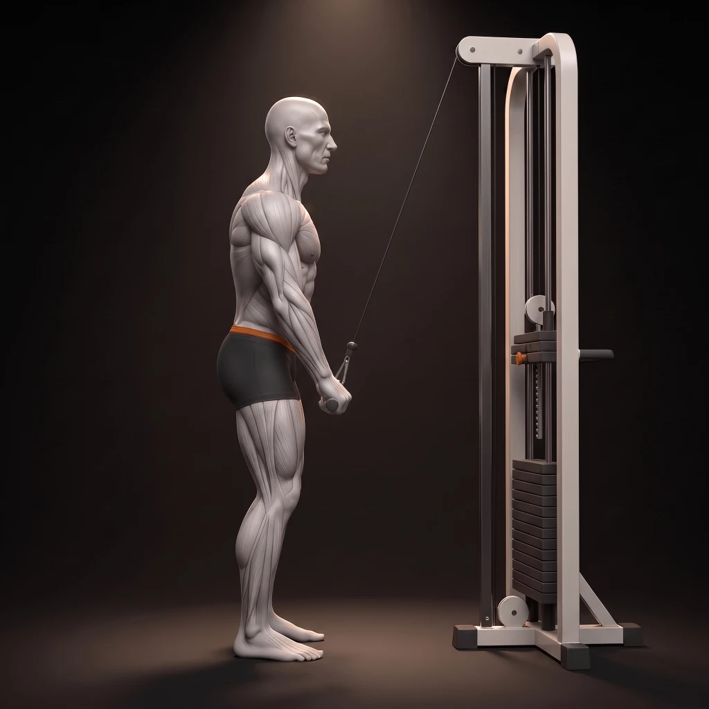 Straight Arm Pulldown demonstration